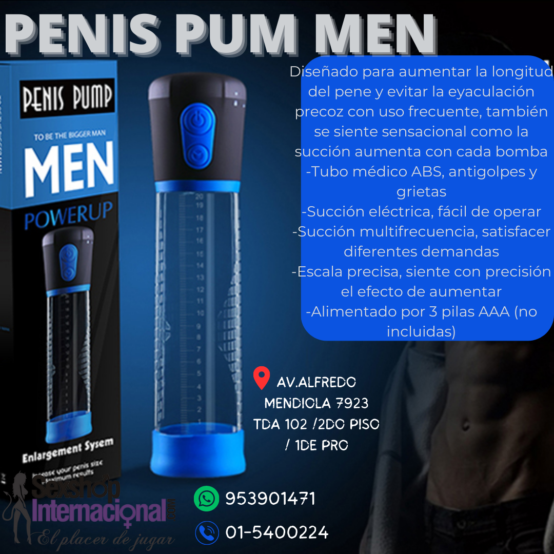 BOMBA DE PENE ELECTRICA PENIS PUM